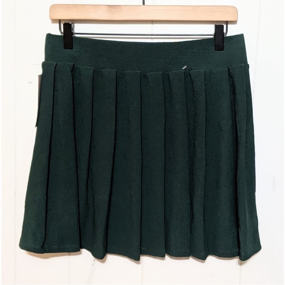 if it were me Dark Green Mini Skirt